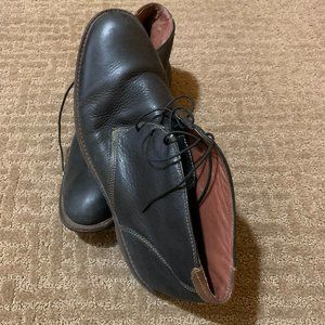 Mens Johnston & Murphy Black Leather Shoe